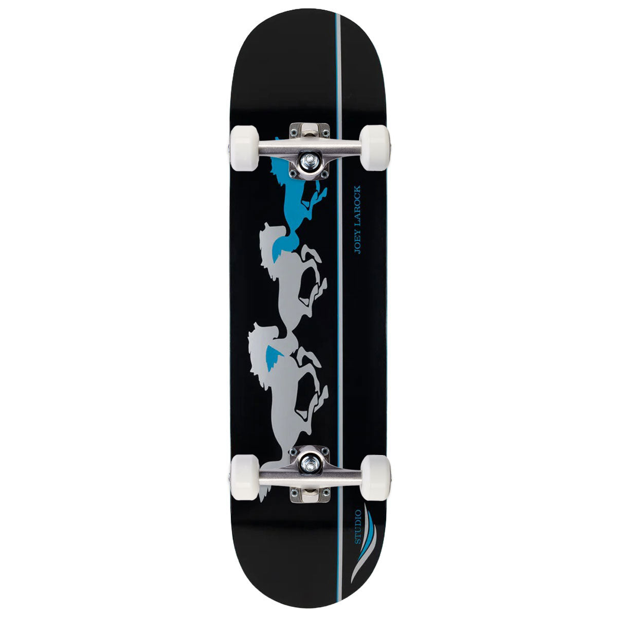 Studio Larock Mustangs Skateboard Complete - Black - 8.25