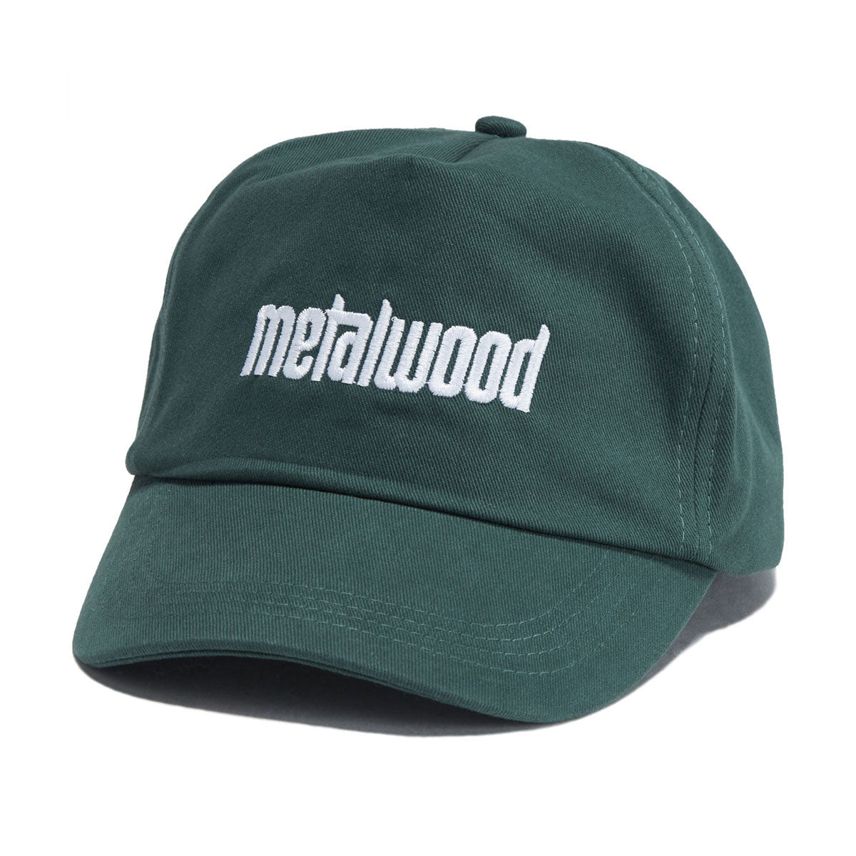 Metalwood Metal Logo 5 Panel Hat - Spruce image 1