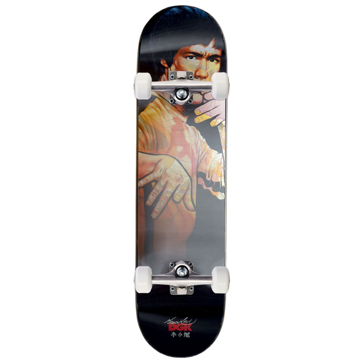 DGK x Bruce Lee Dragon Lenticular Skateboard Complete - 8.25