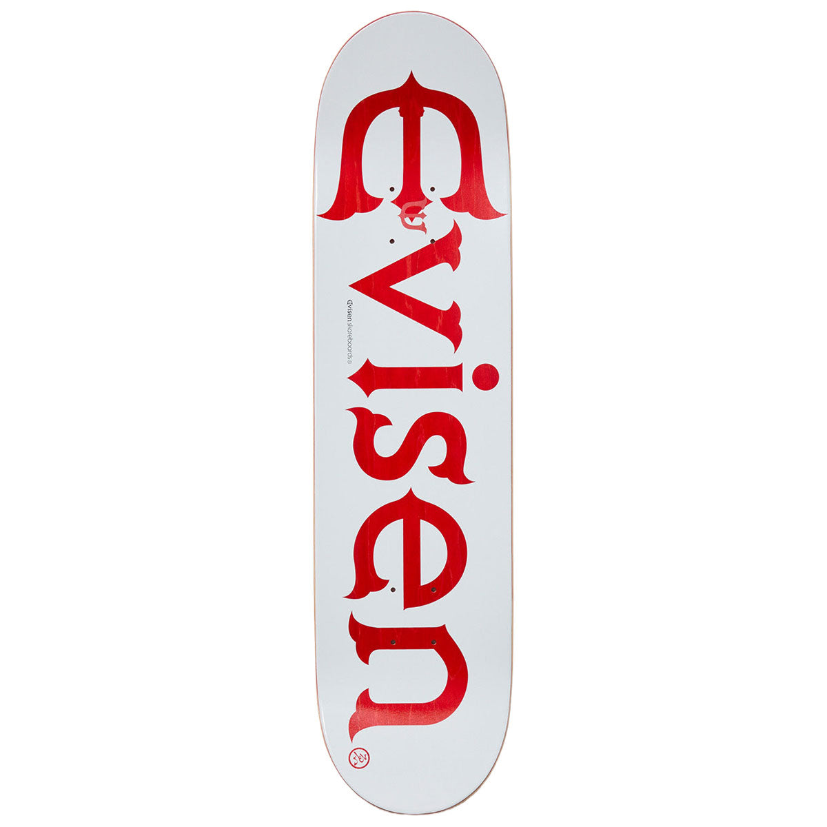 Evisen Evi-Logo Skateboard Deck - Red - 8.50