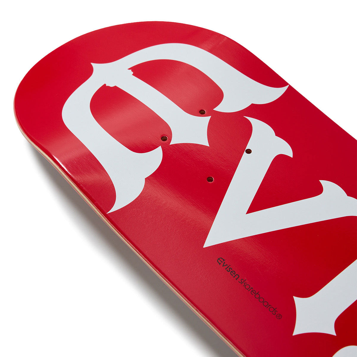 Evisen Evi-Logo Skateboard Deck - Red - 8.50