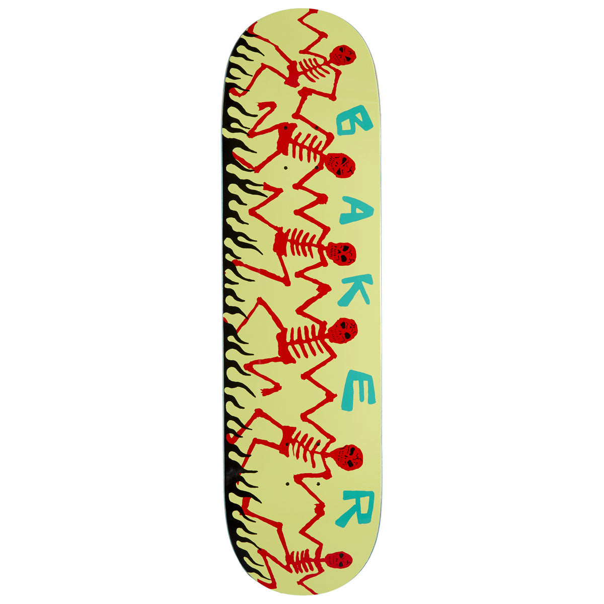 Baker Justin Figgy Figueroa Dancing Skellies Skateboard Deck - 8.50