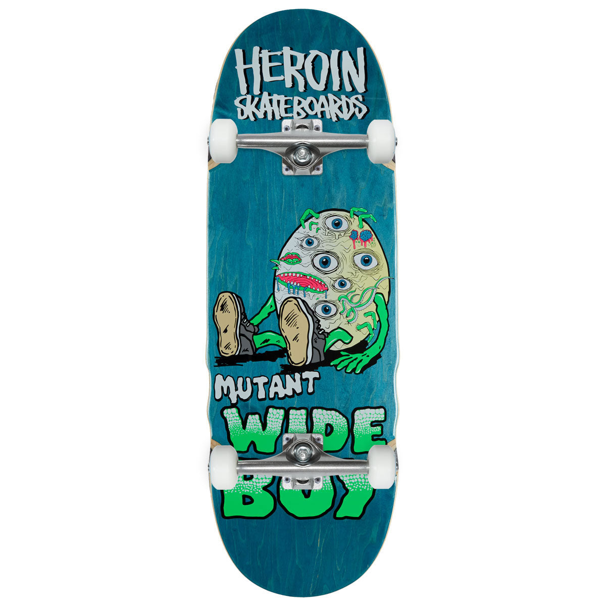 Heroin Mutant Wide Boy Skateboard Complete - 10.40