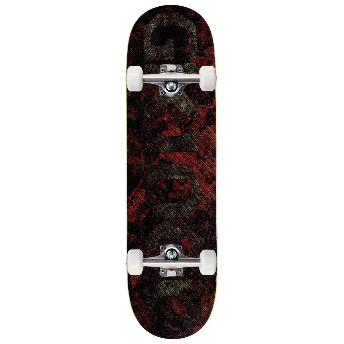 GX1000 OG Logo Patina Skateboard Complete - Rust/Green Font - 8.50