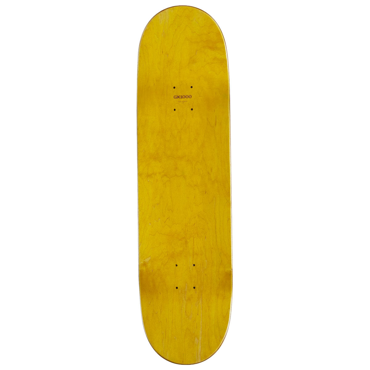 GX1000 OG Logo Patina Skateboard Deck - Brownish/Black Font - 8.75