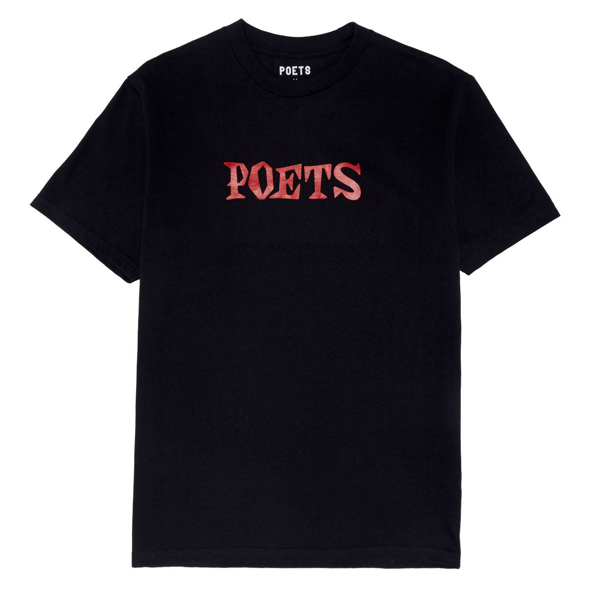 Poets D&G Screened T-Shirt - Black image 1