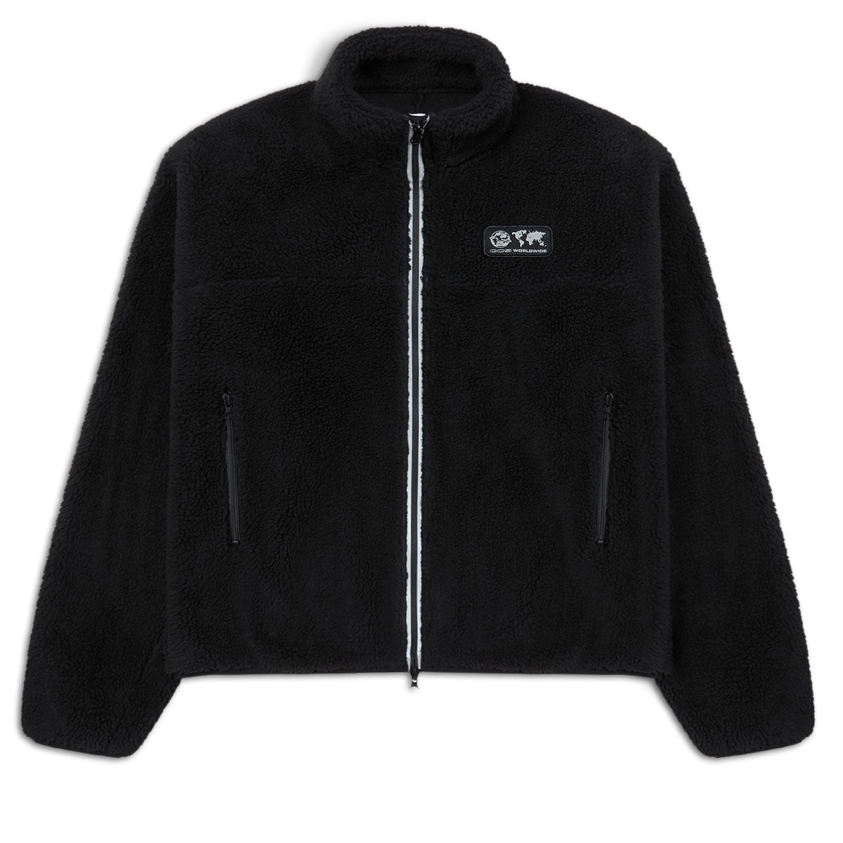 CCS Worldwide Sherpa Fleece Jacket - Black image 1