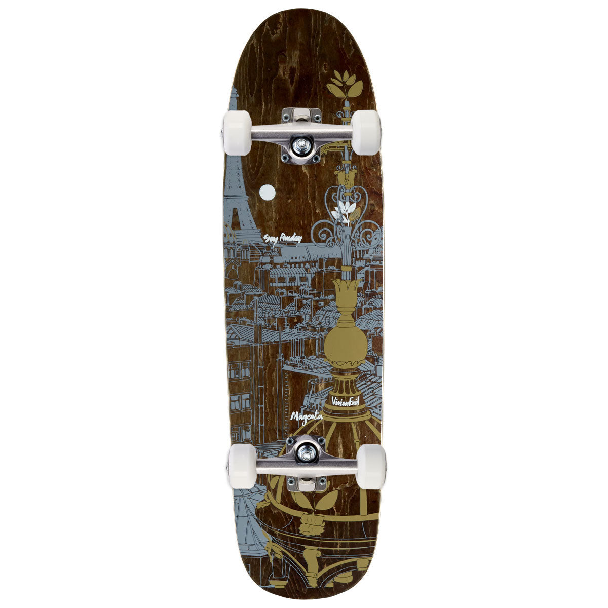 Magenta Soy Panday & Vivien Feil Rooftop Series 1992 Retro Shape Skateboard Complete - 8.40