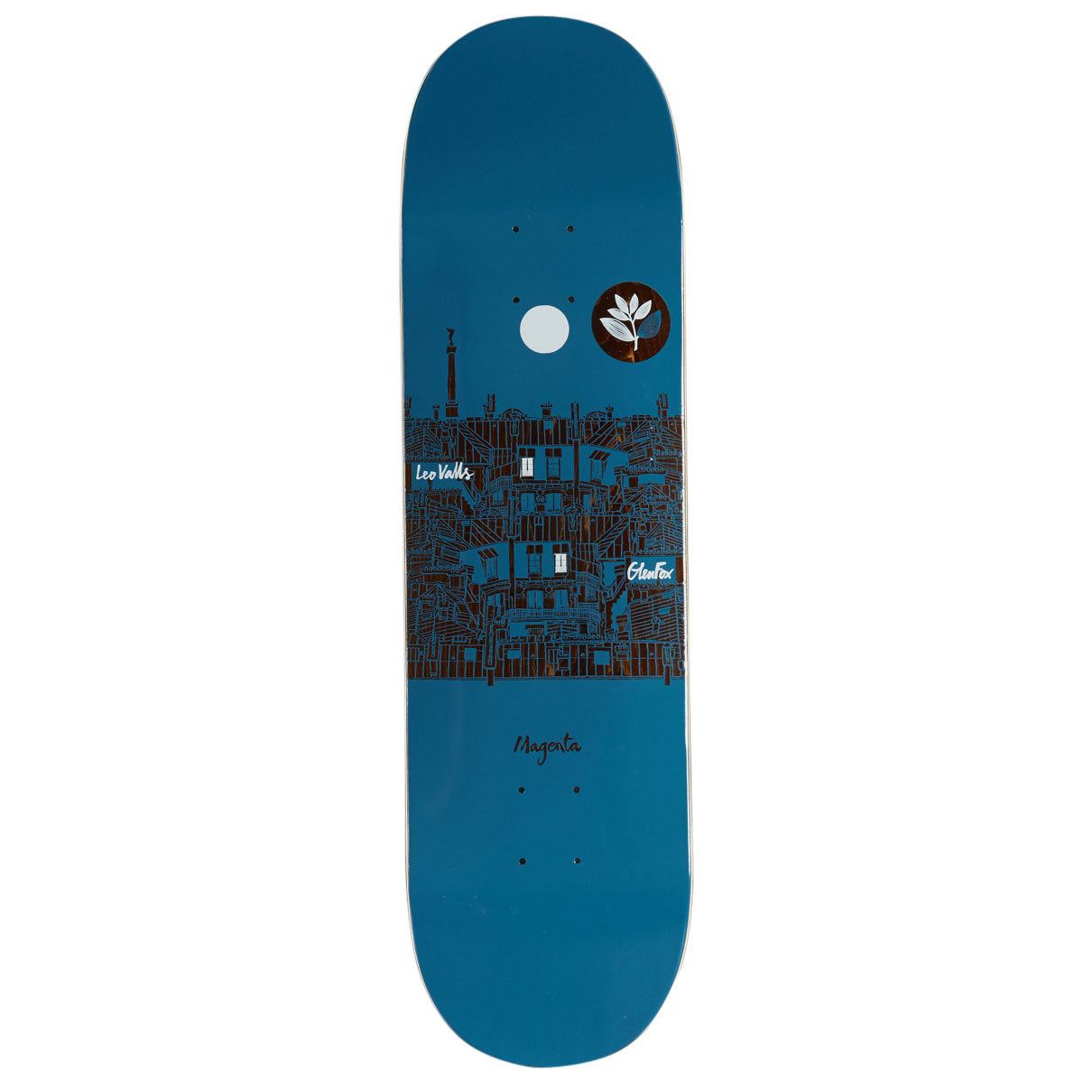 Magenta Leo Valls & Glen Fox Rooftop Series Skateboard Deck - 8.50