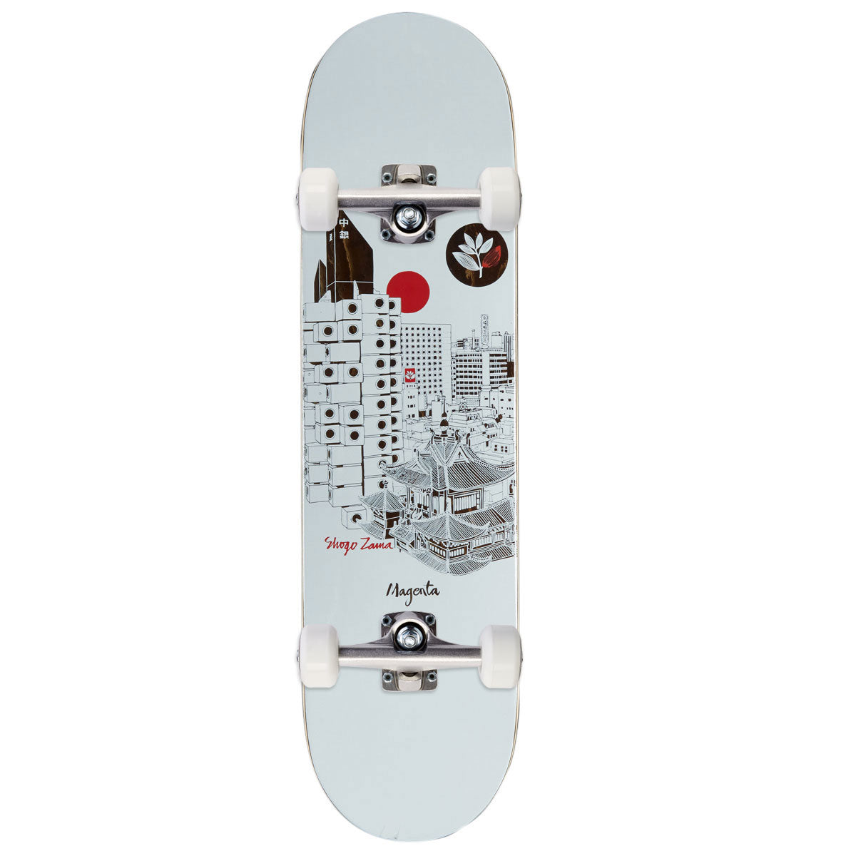 Magenta Shogo Zama Rooftop Series Skateboard Complete - 8.125