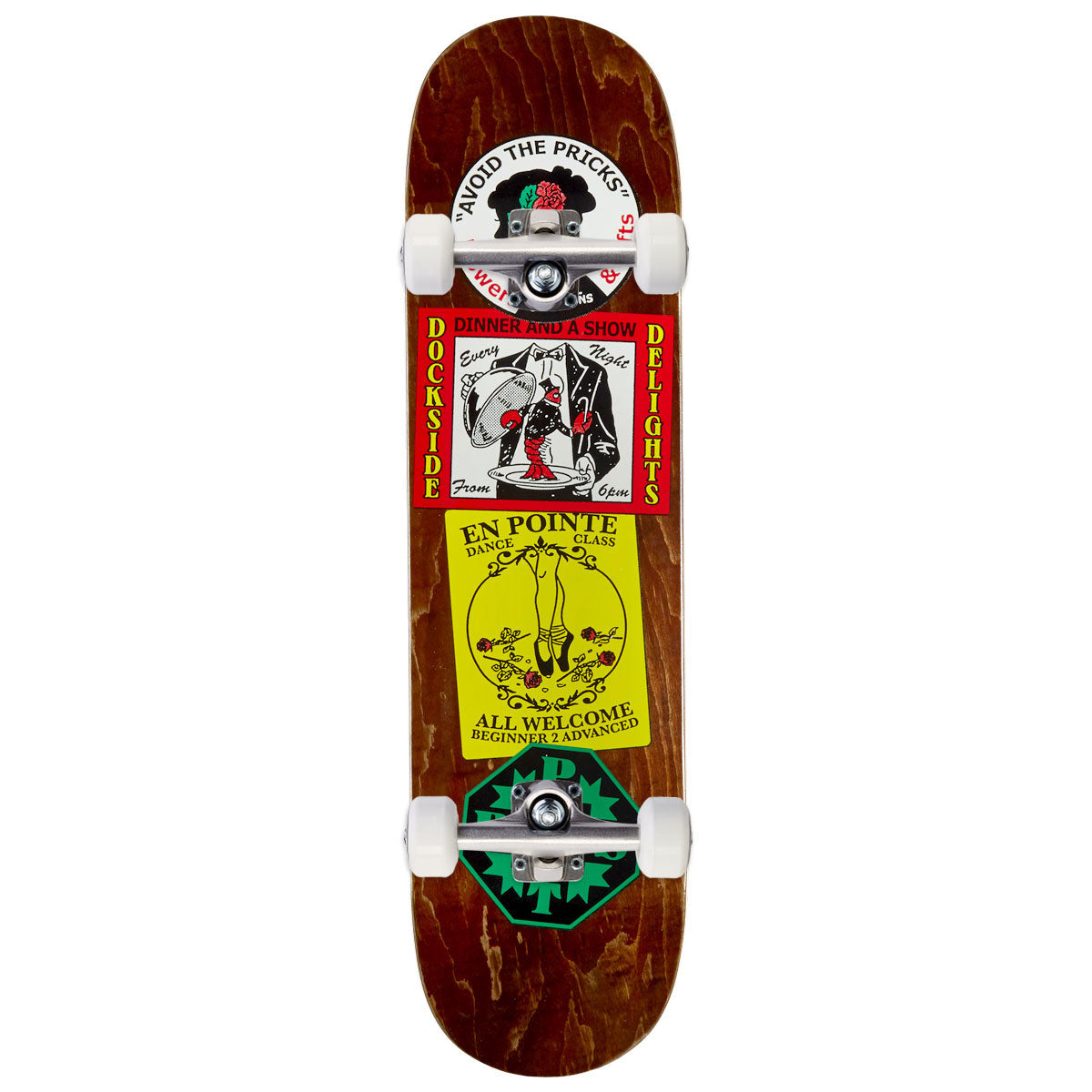 Passport Coaster Series Flowers And Gifts Skateboard Complete - 8.125