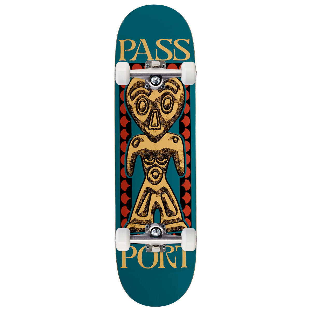 Passport Dogu Series Heart Head Skateboard Complete - 8.50