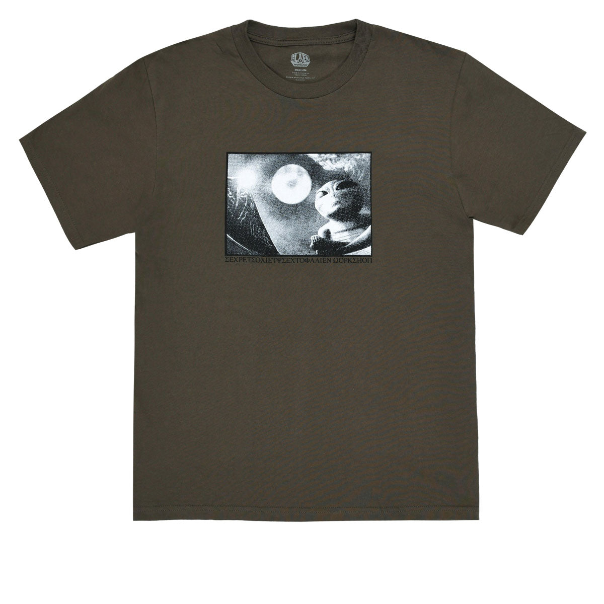 Alien Workshop Meditation T-Shirt - Olive image 1