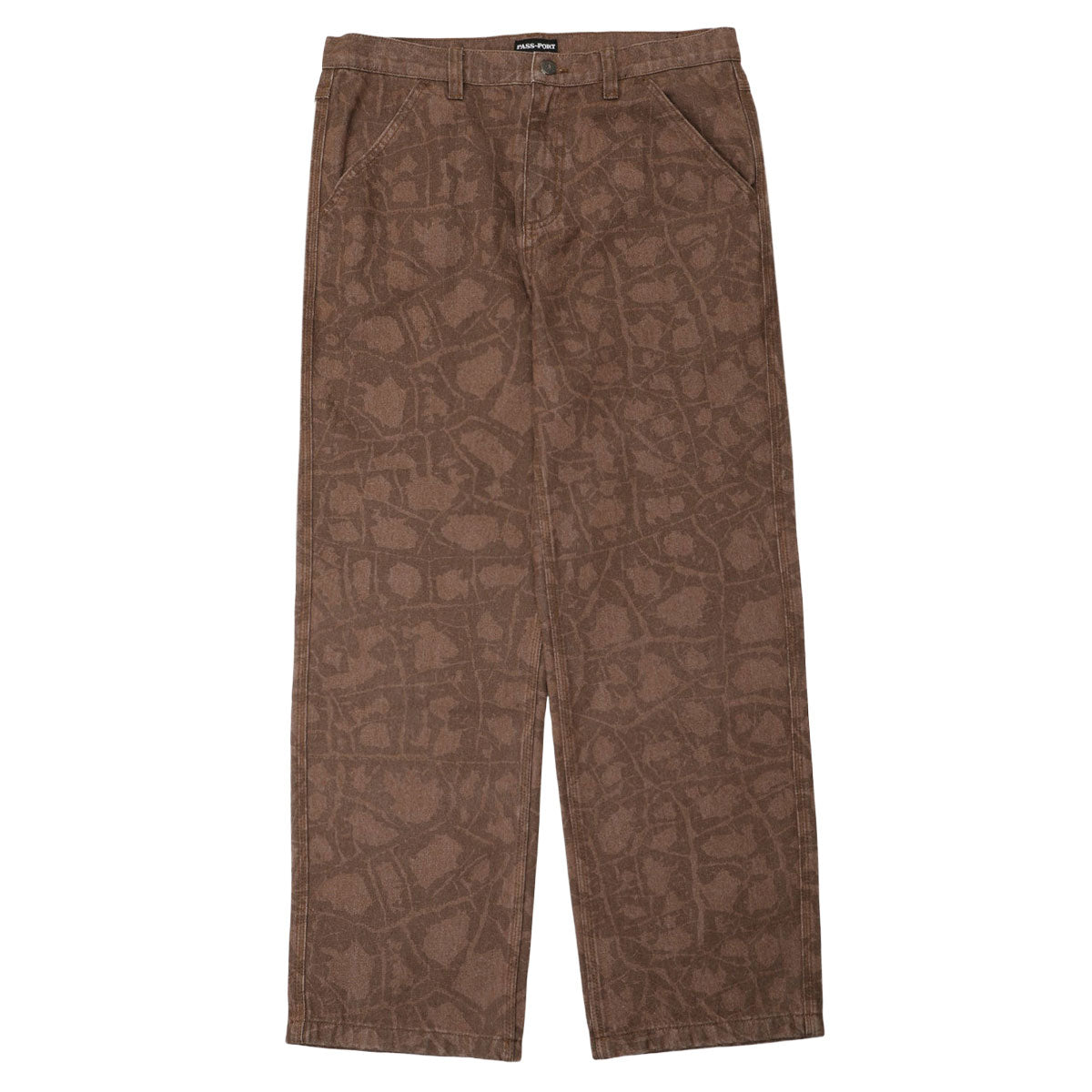 Passport Weathered Workers Club Classic Jeans - Mud image 1