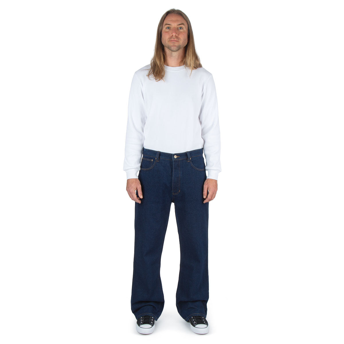 CCS Western Bootcut Denim Jeans - Overdyed Navy image 3