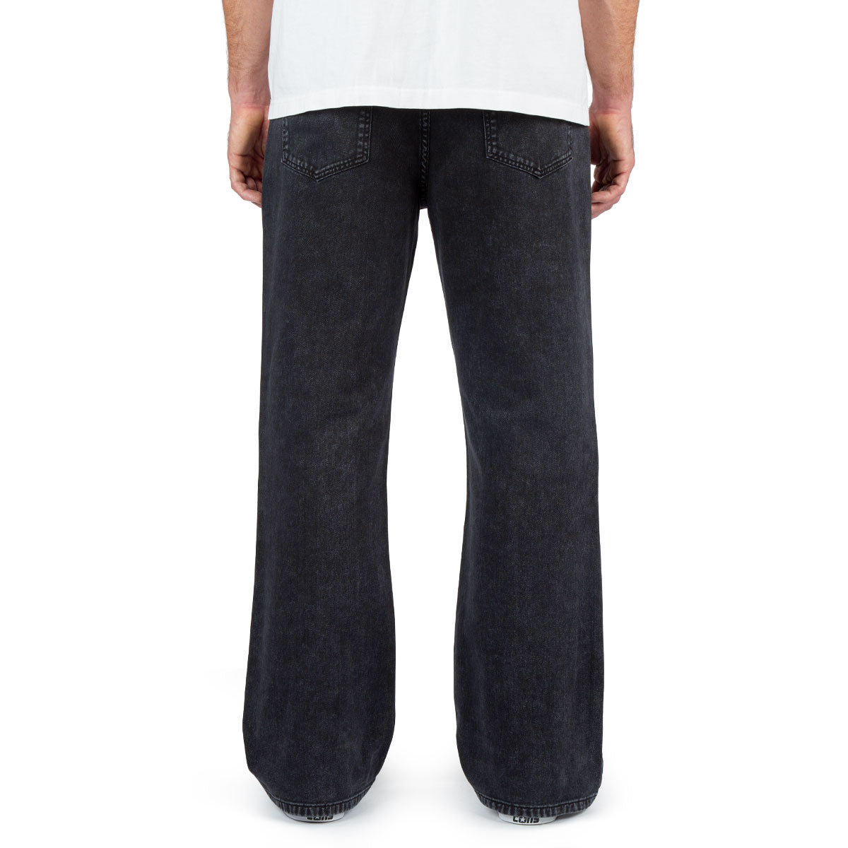 CCS Western Bootcut Denim Jeans - Acid Wash Black image 4