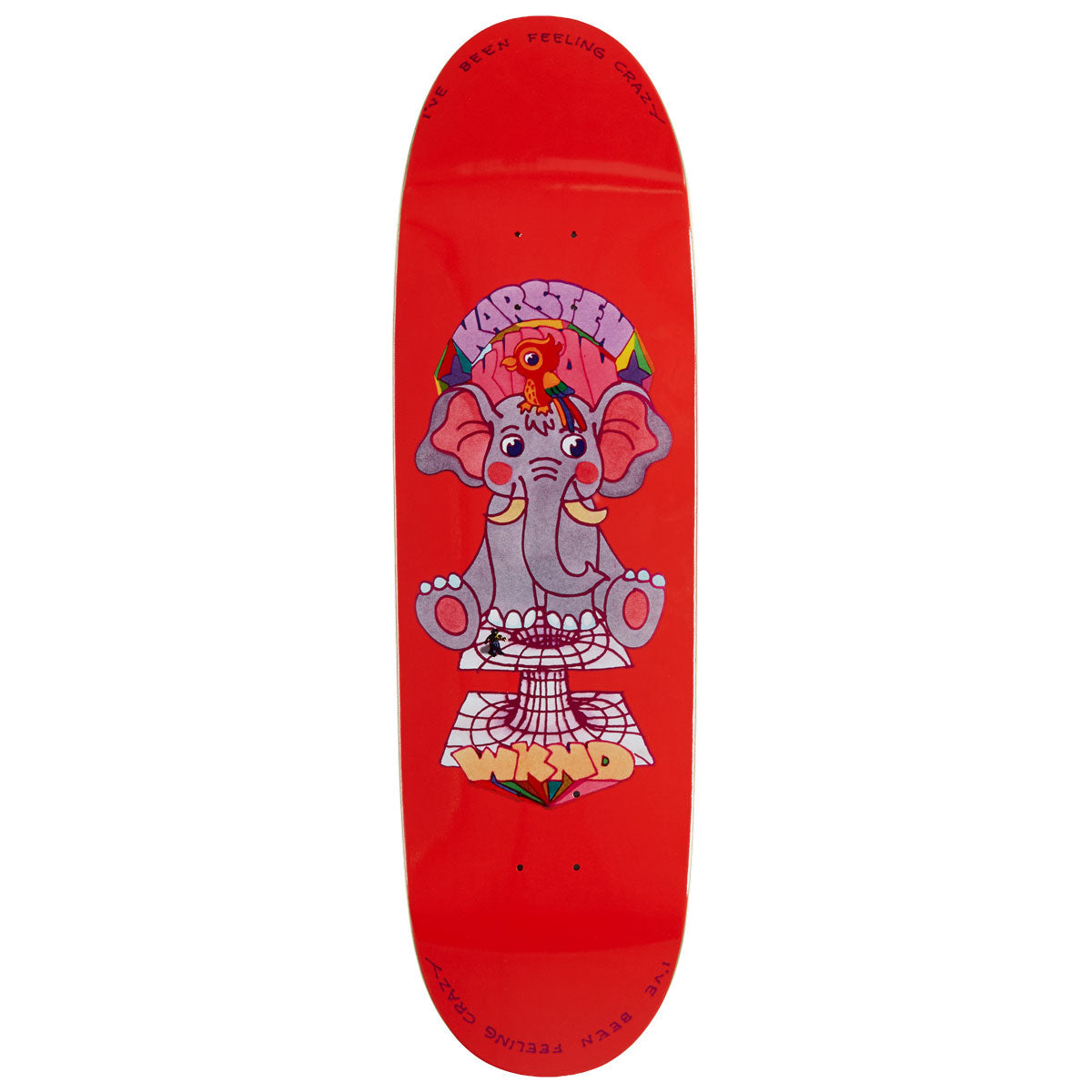 WKND Shortcut Karsten Kleppan SD Skateboard Deck - Red - 8.875