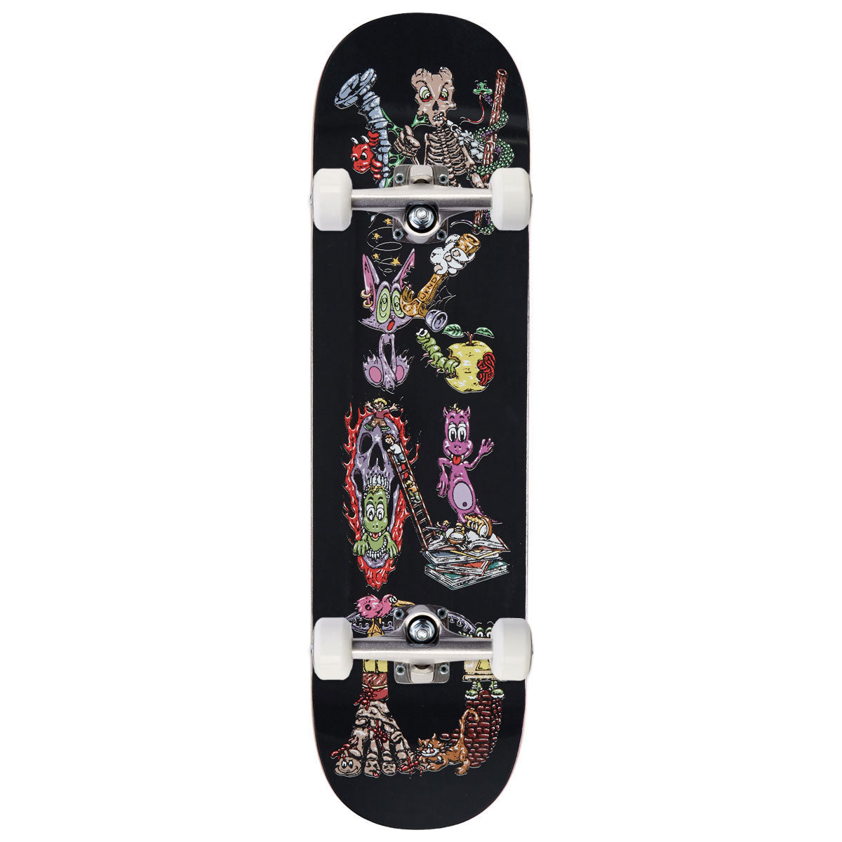 WKND Dusted Team SN Skateboard Complete - Black - 8.125