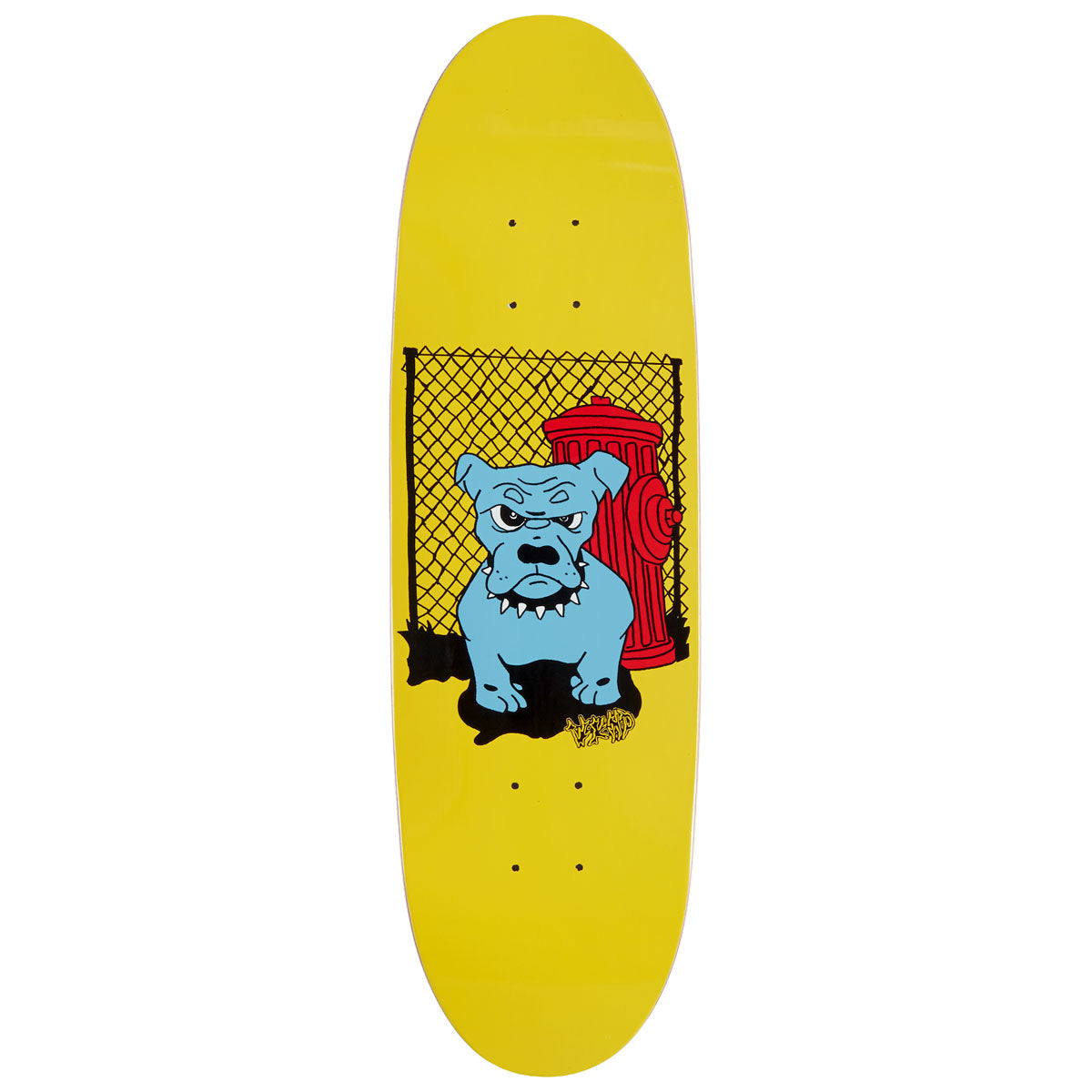 WKND Bondo Mini Twin Tail Skateboard Deck - Yellow - 8.00