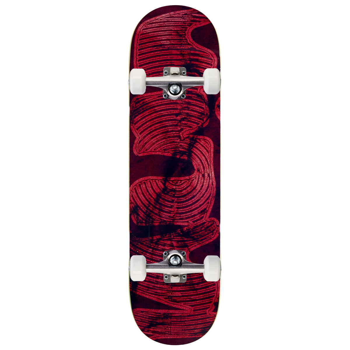 Vinyl Logo Skateboard Complete - Magenta - 8.38