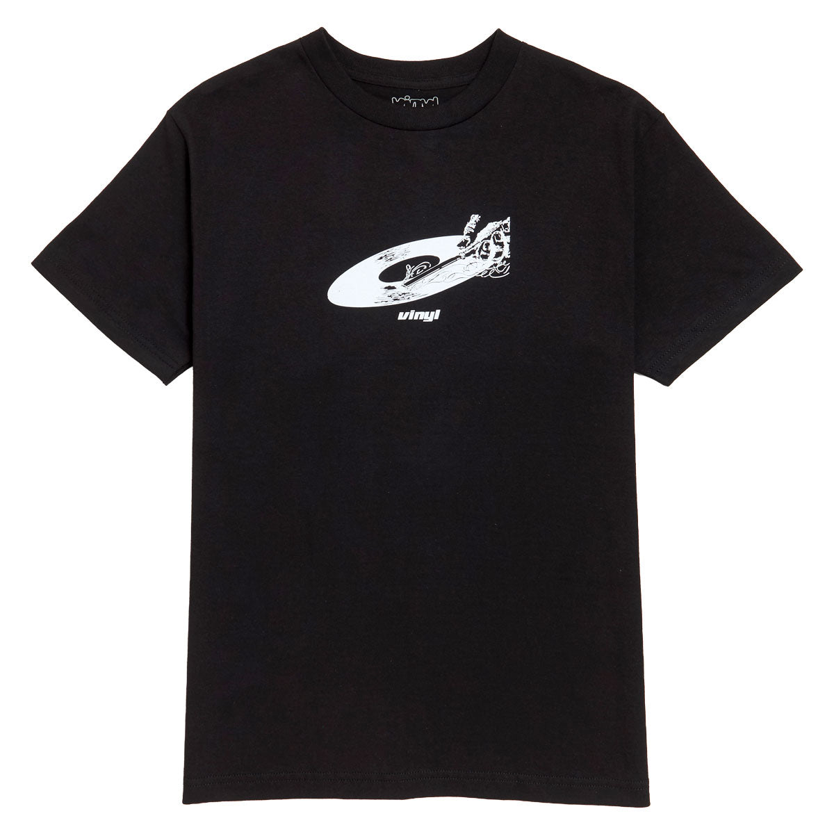 Vinyl Record T-Shirt - Black image 1