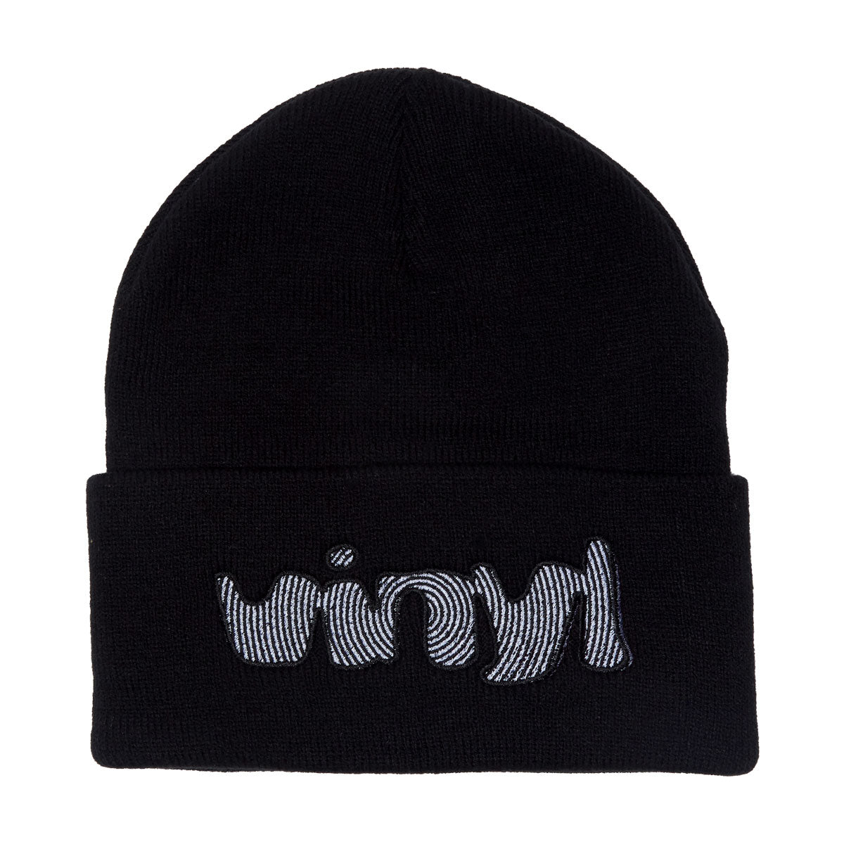 Vinyl Spiral Beanie - Black image 1