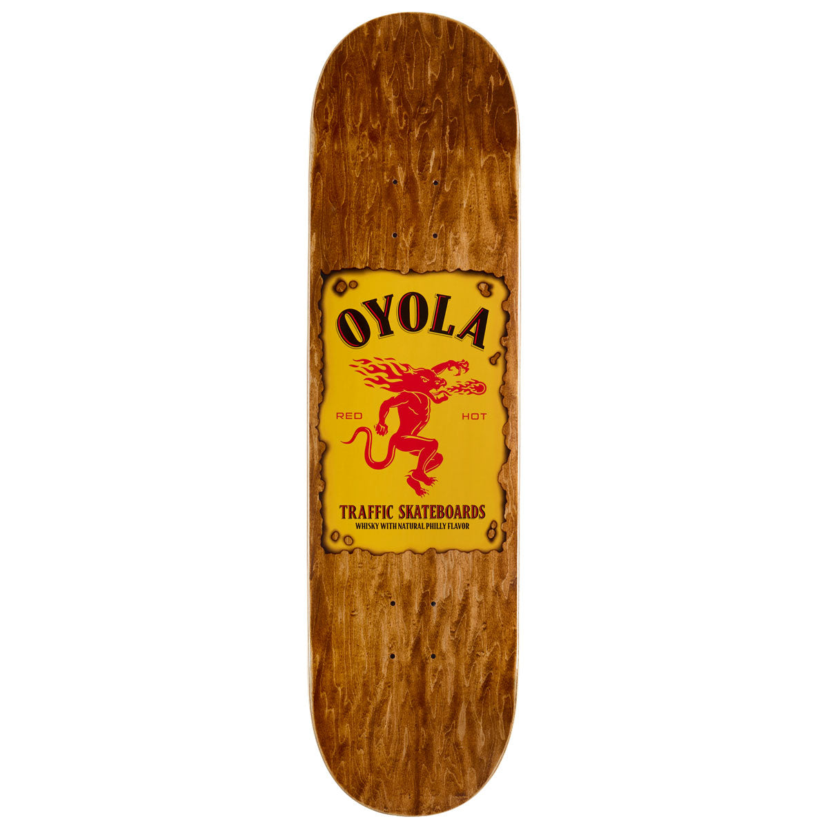 Traffic Ricky Oyola Fireball Skateboard Deck - 8.50