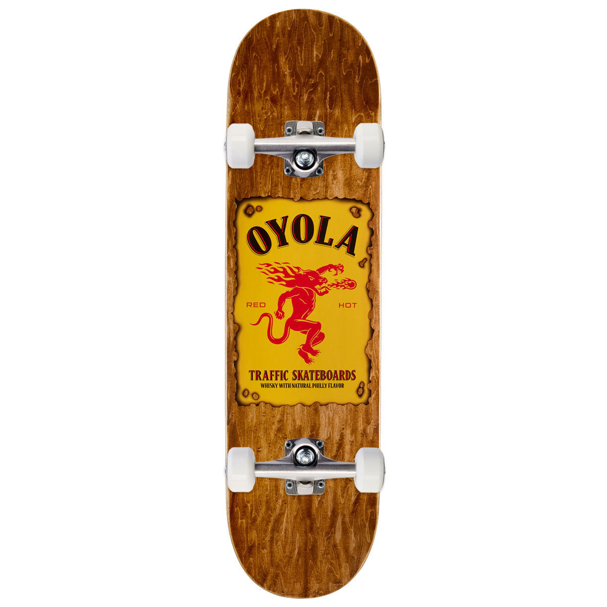 Traffic Ricky Oyola Fireball Skateboard Complete - 8.50