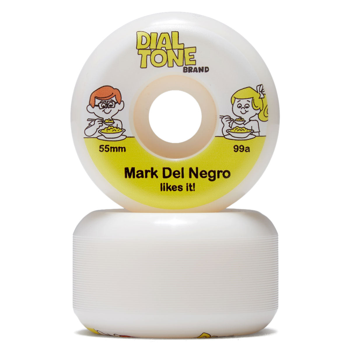 Dial Tone Mark Del Negro Ginger Grahams Conical 99a Skateboard Wheels - 55mm image 2