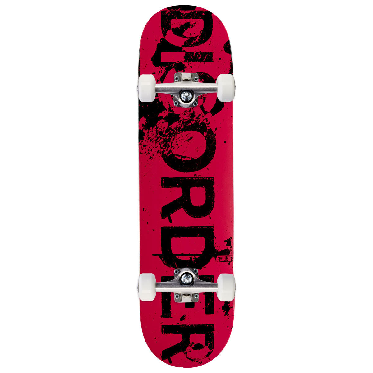 Disorder Stamped Skateboard Complete - Pink - 8.50