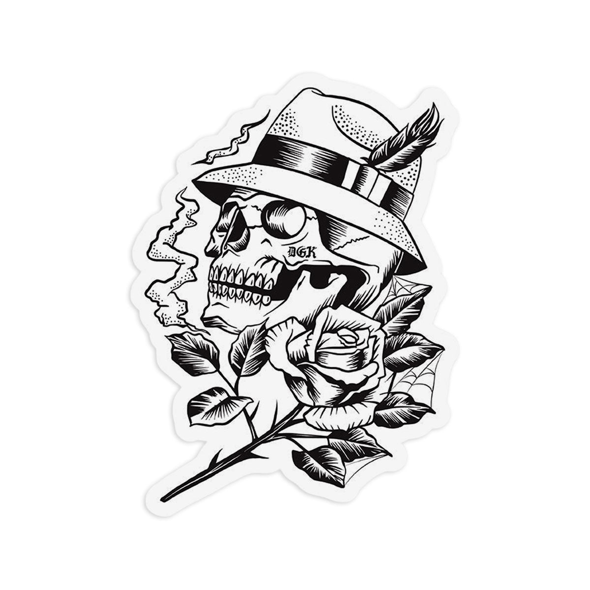 DGK Pachuco Sticker - White image 1