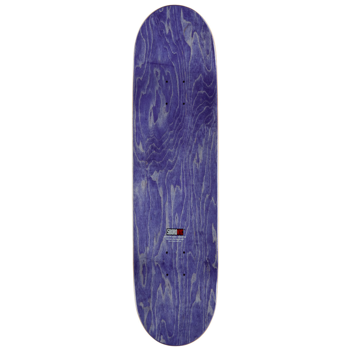 5Boro Cinco Barrios Skateboard Complete - Black - 8.25