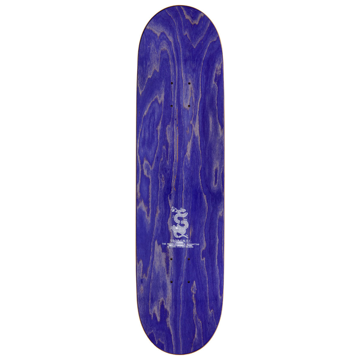 5Boro Join Or Die Snake Skateboard Complete - Black/Yellow Veneer - 8.50