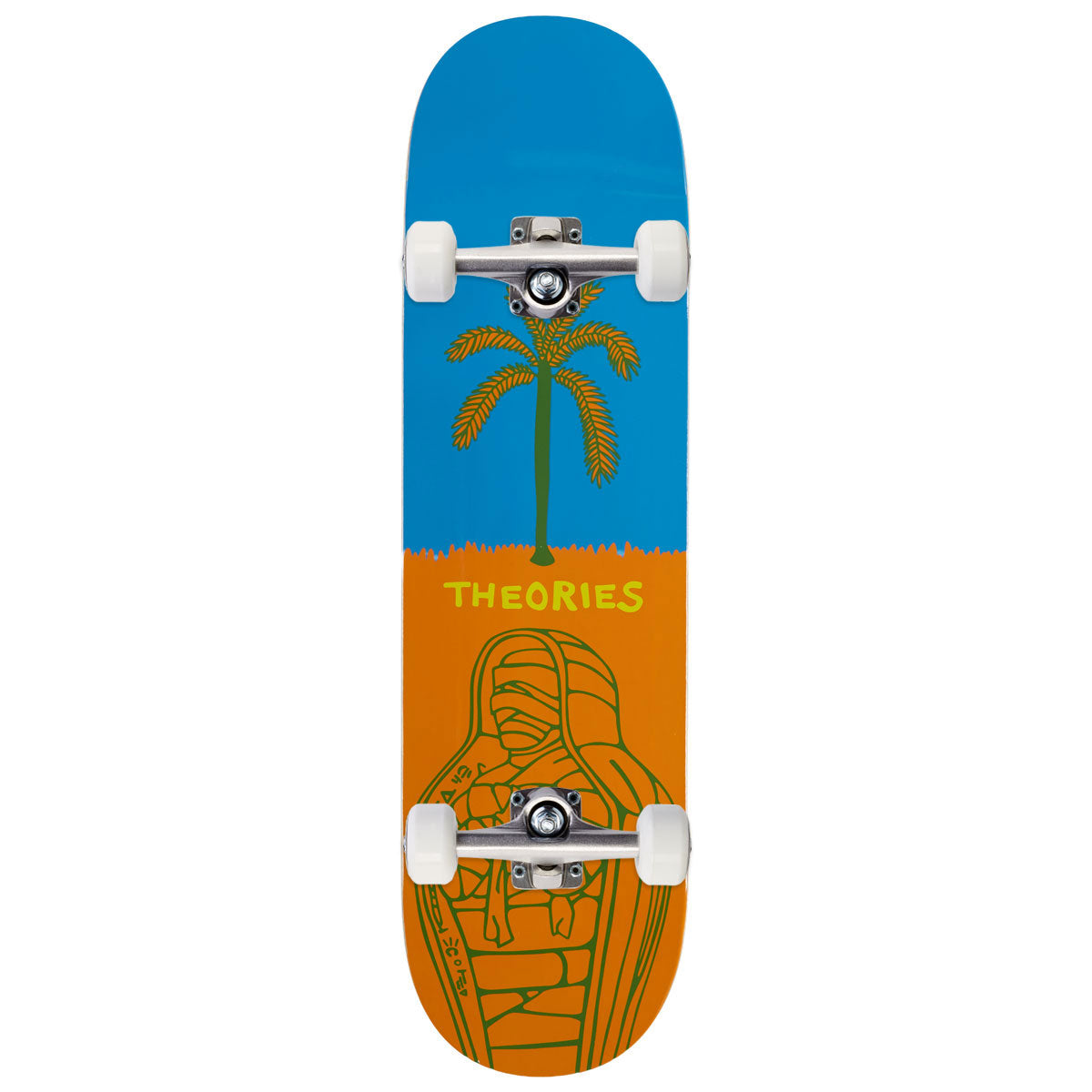 Theories Pushin Pyramids Skateboard Complete - 8.50