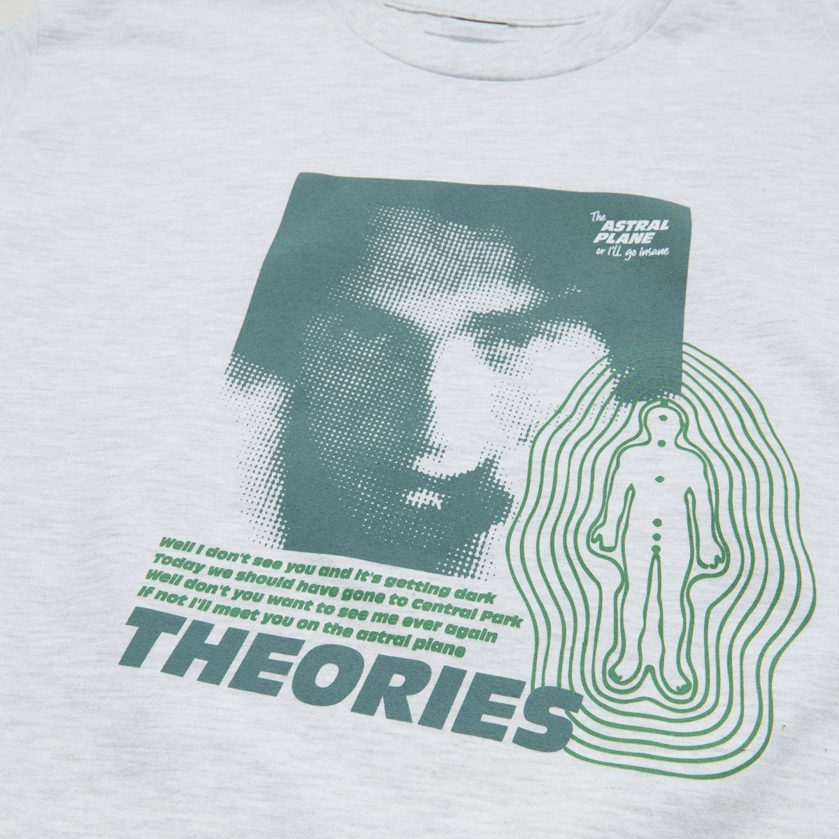 Theories Astral Plane T-Shirt - Ash image 2
