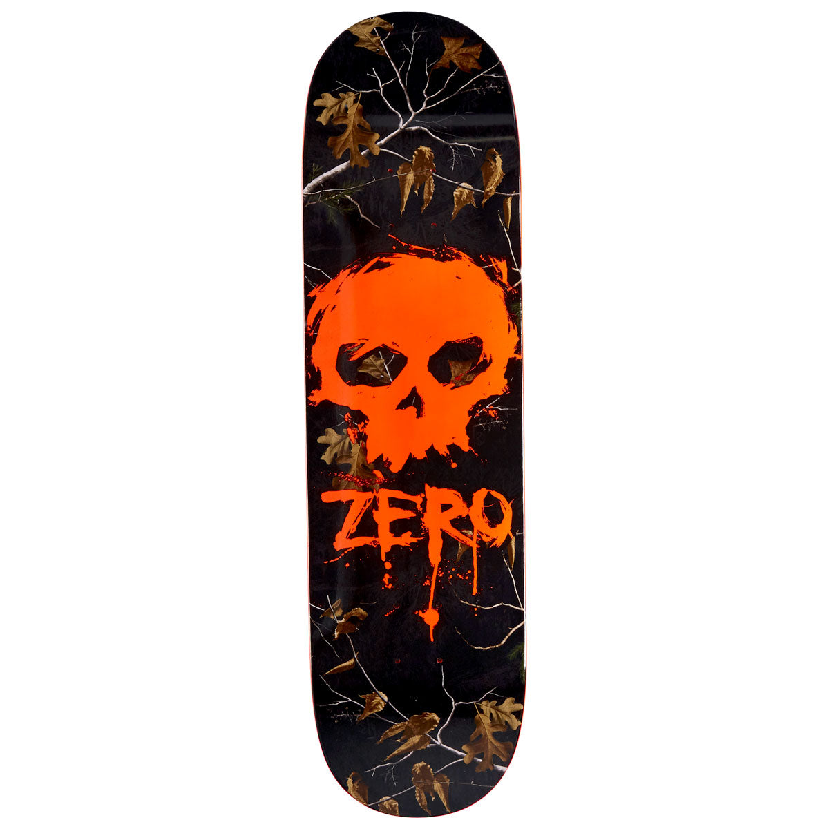 Zero x Realtree Blood Skull Skateboard Deck - Orange - 8.50