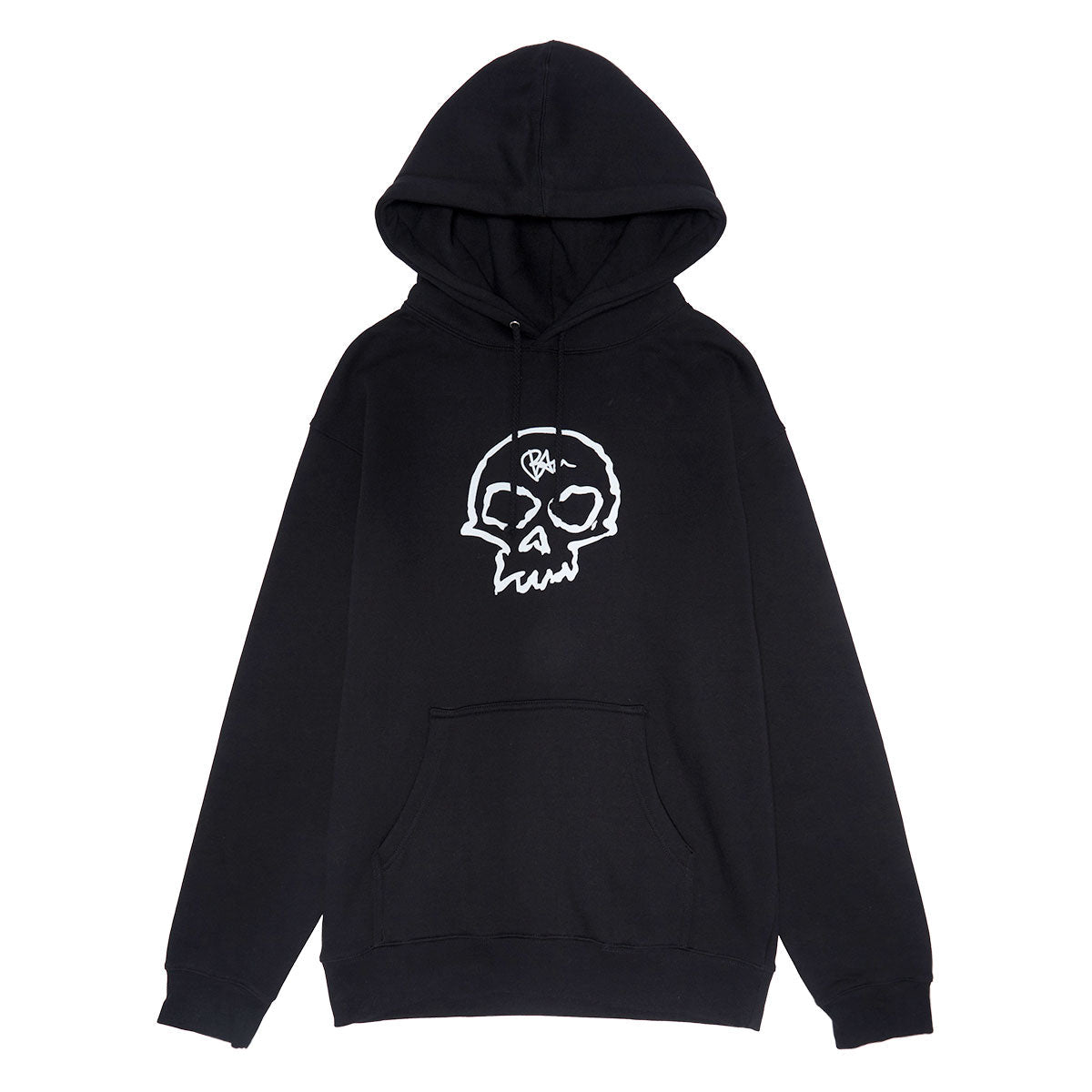 Zero x Bam Single Skull Hoodie - Black image 1