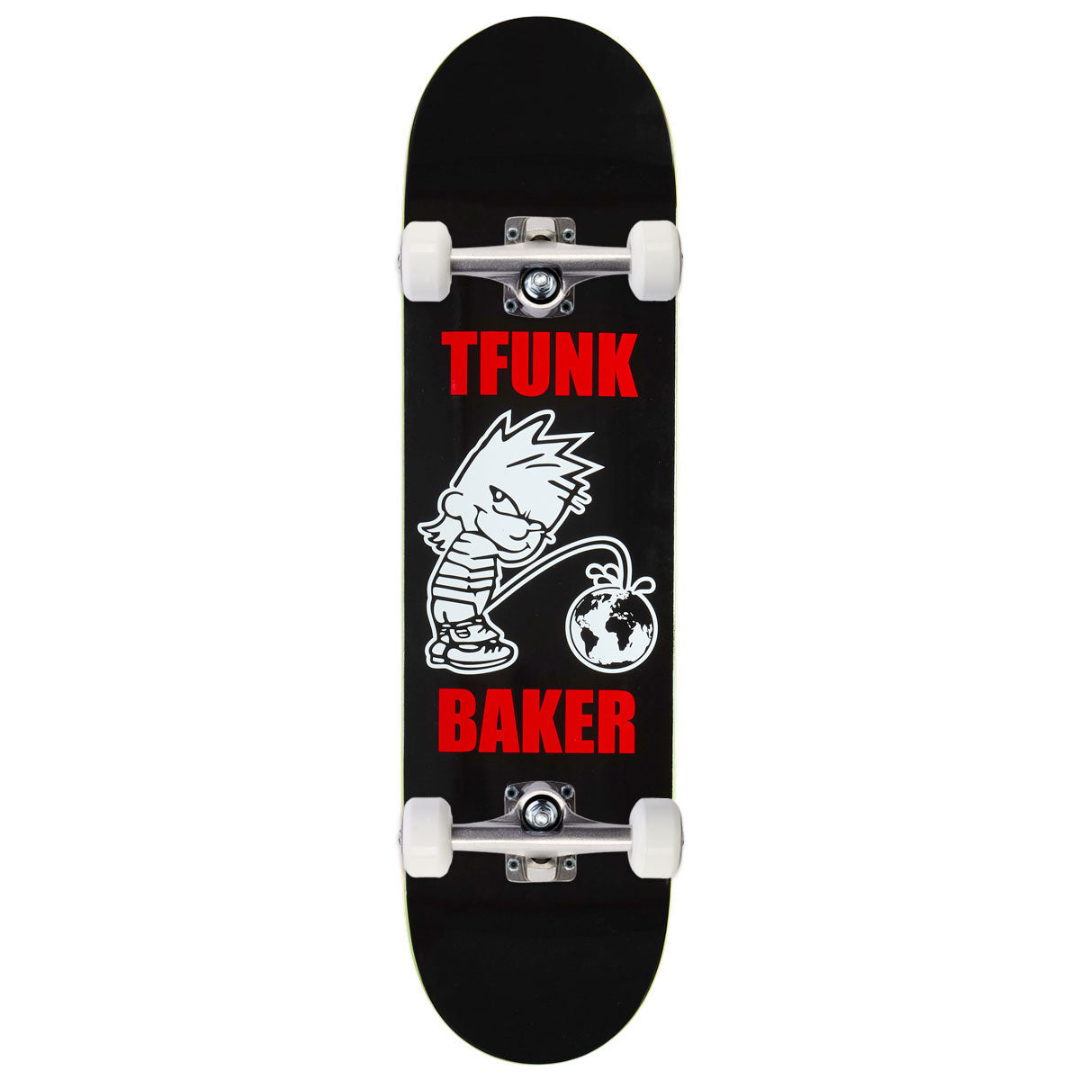 Baker Tristan T-Funk Funkhouser Whizz Kid Skateboard Complete - 8.25