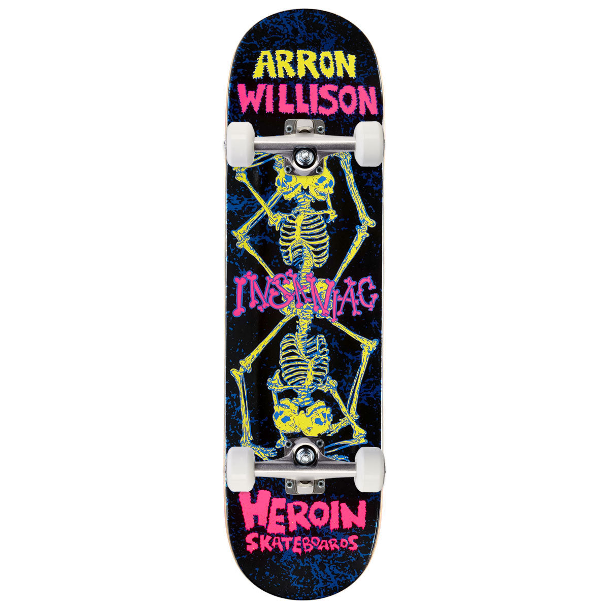 Heroin Aaron Wilson Knock Off Skateboard Complete - 8.50