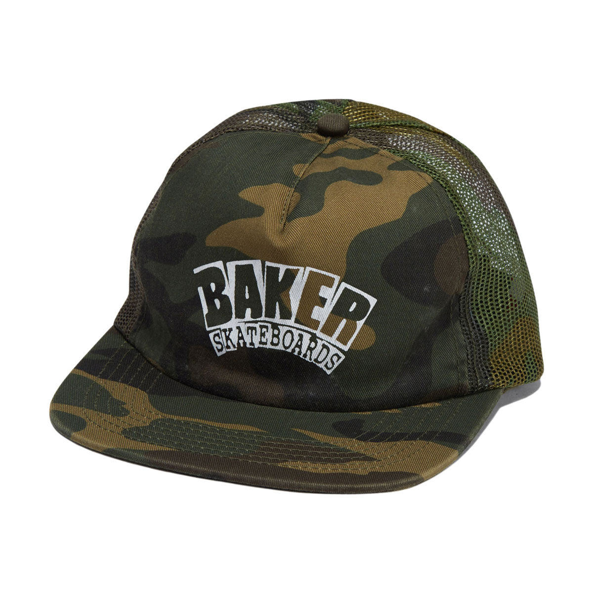 Baker Arch Logo Trucker Hat - Camo image 1