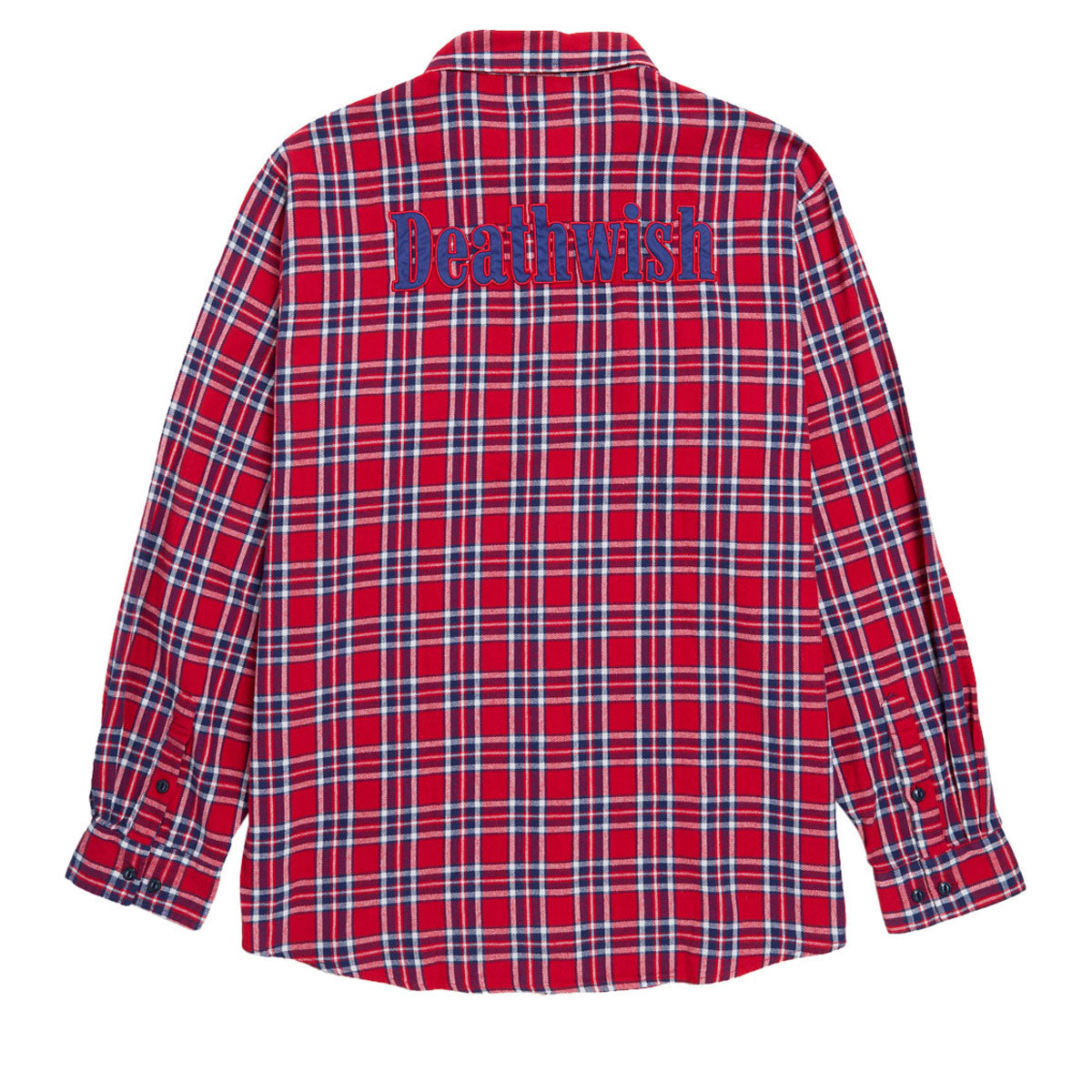 Deathwish Classic Flannel Shirt - Red/Blue image 2
