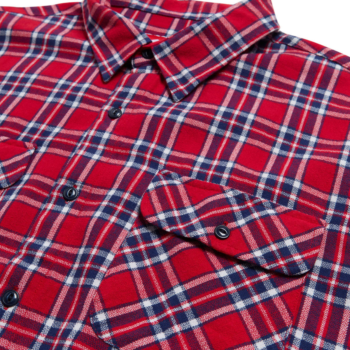 Deathwish Classic Flannel Shirt - Red/Blue image 4