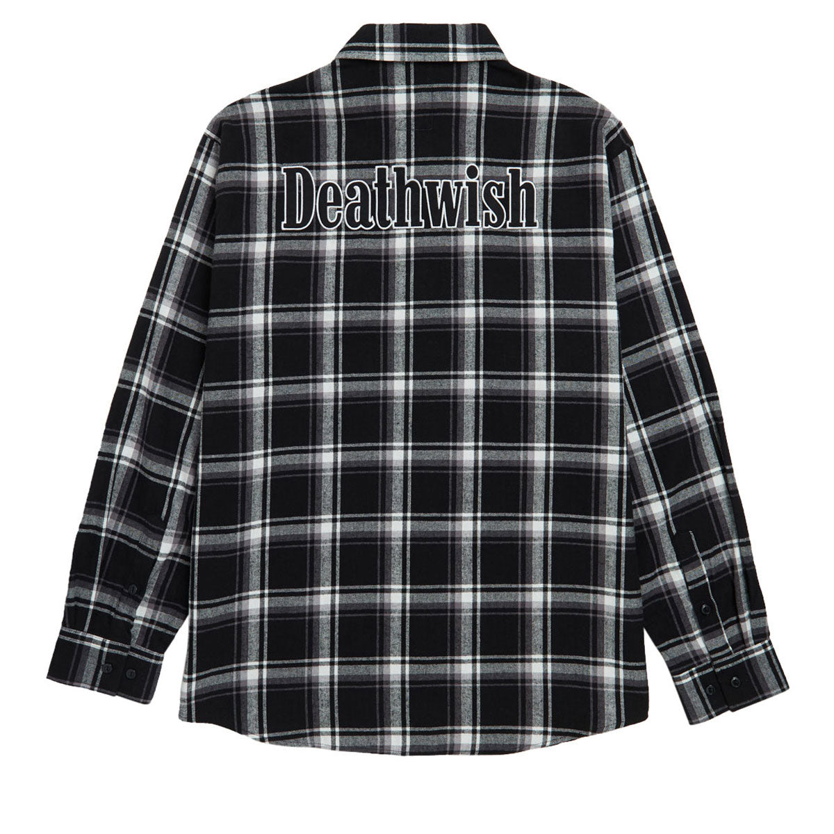 Deathwish Classic Flannel Shirt - Black/White image 2