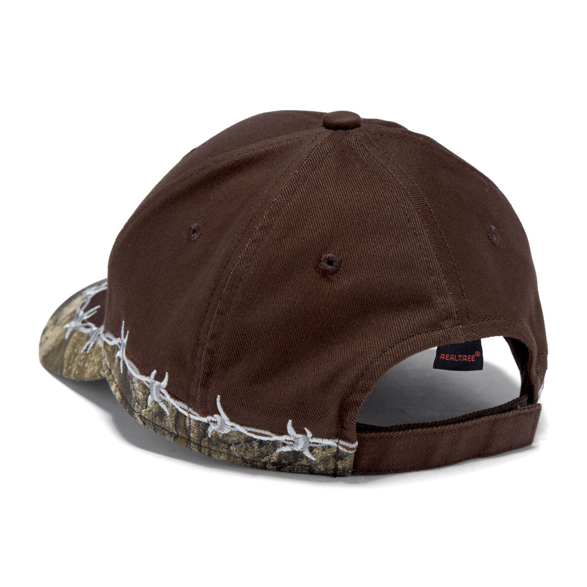 Deathwish Deathspray Barbed Wire 6 Panel Hat - Brown image 2