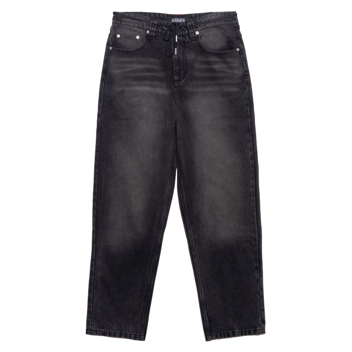 Deathwish Baggy Facchini Jeans - Black image 1