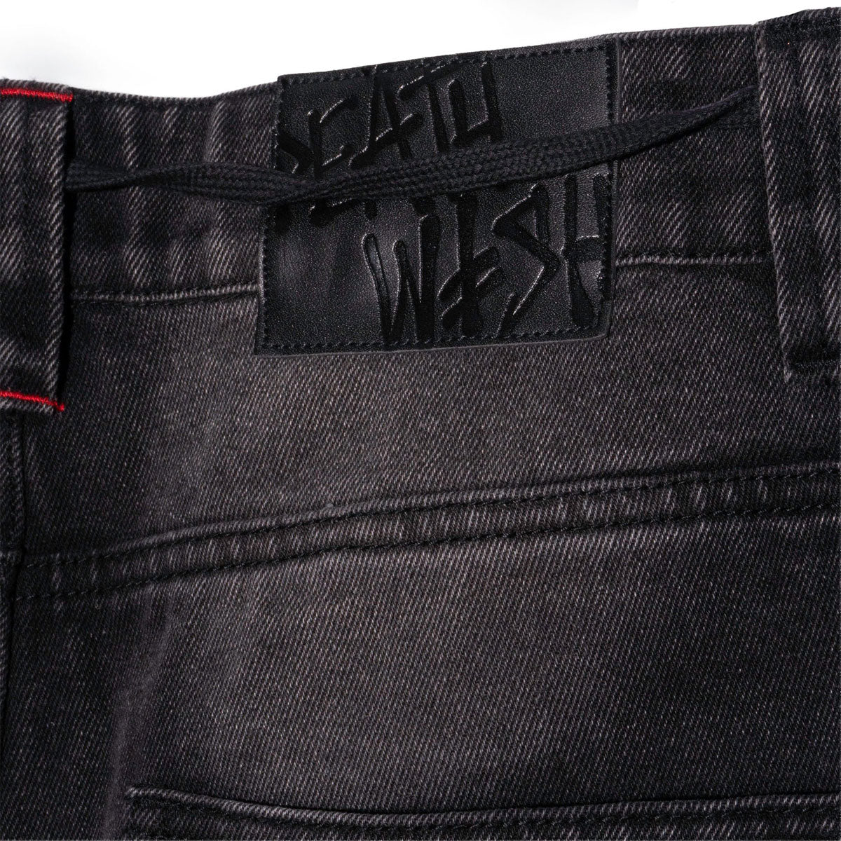 Deathwish Baggy Facchini Jeans - Black image 3