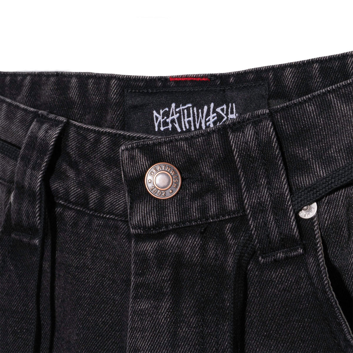 Deathwish Baggy Facchini Jeans - Black image 4