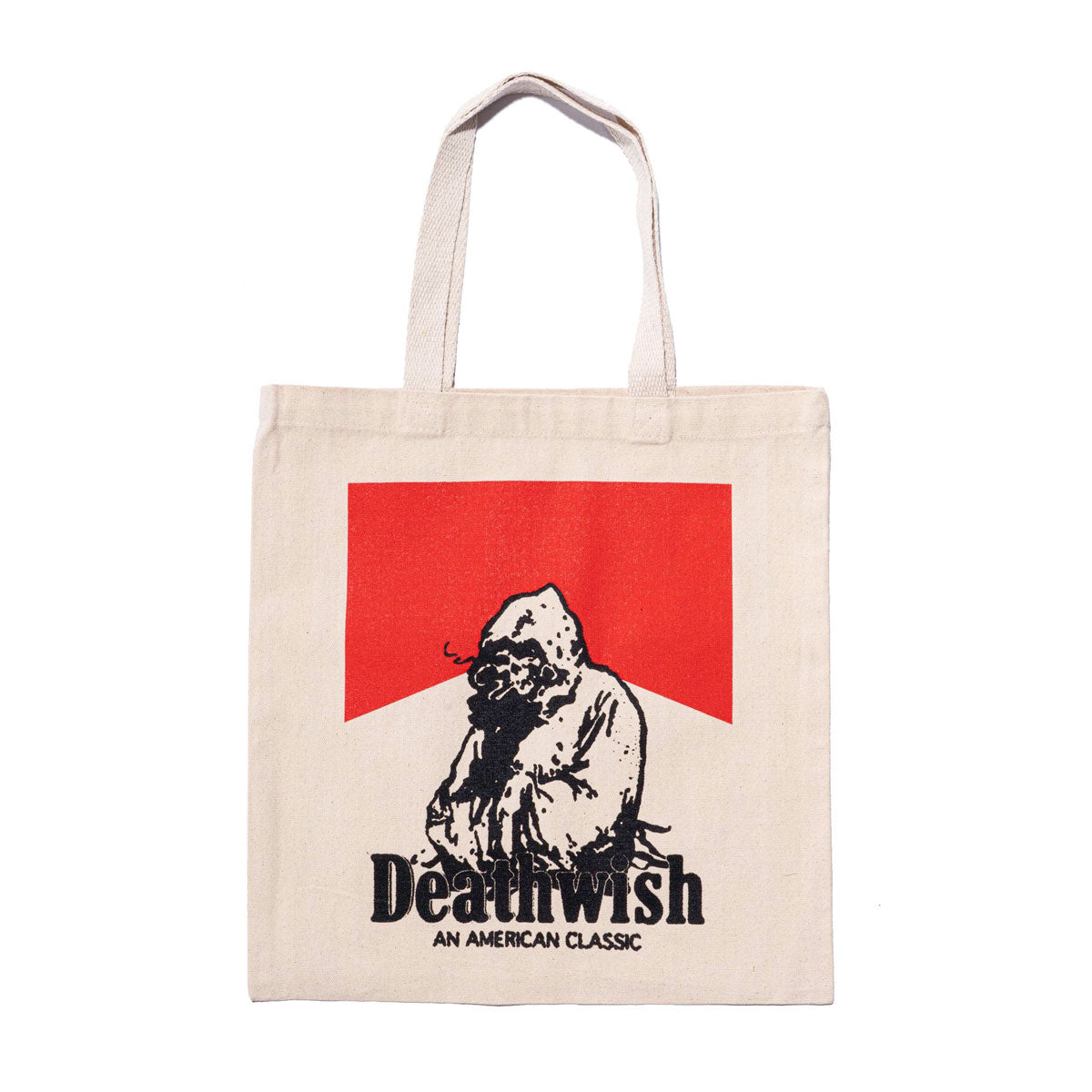 Deathwish American Classic Tote Bag - White/Red image 1