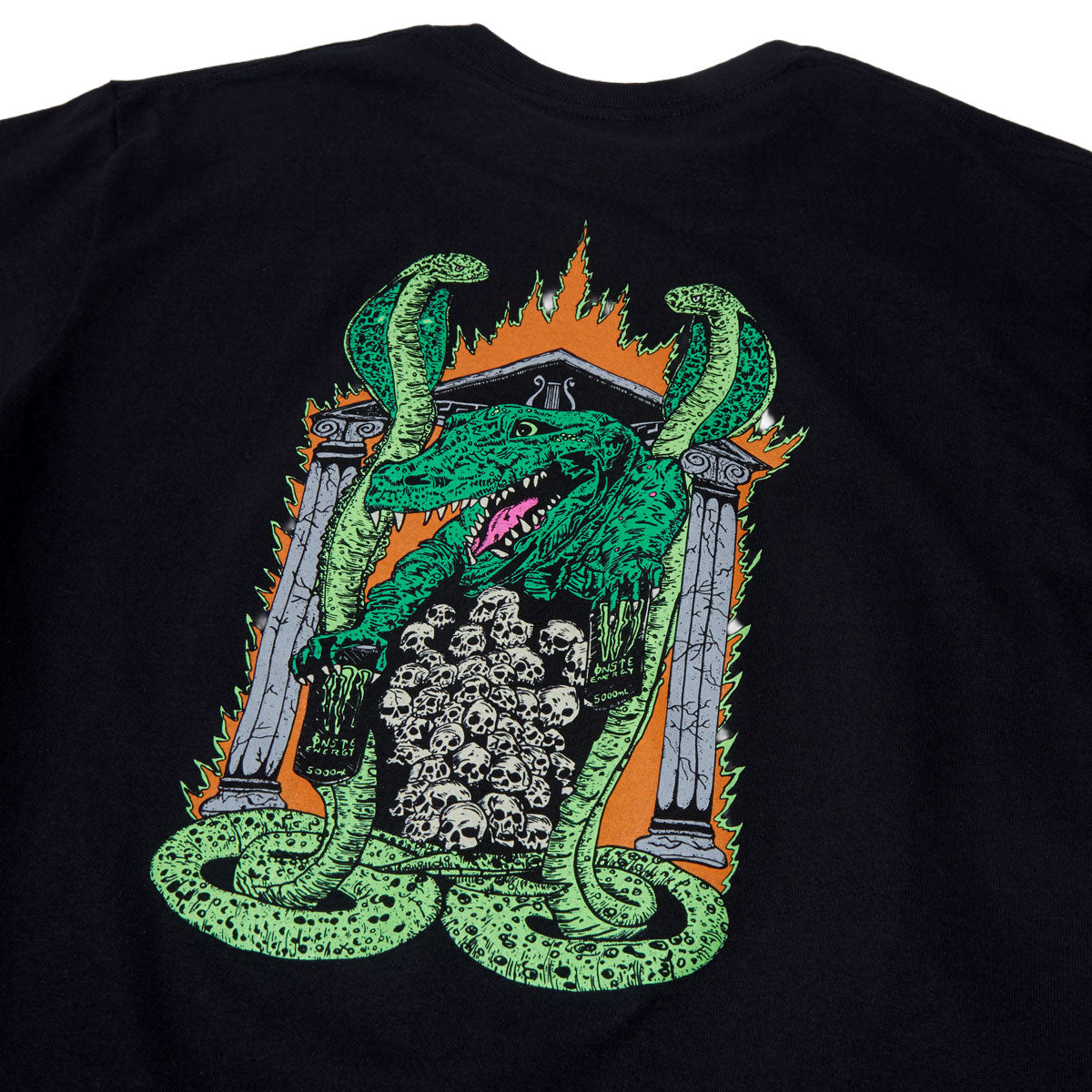 Heroin King Croc T-Shirt - Black image 3