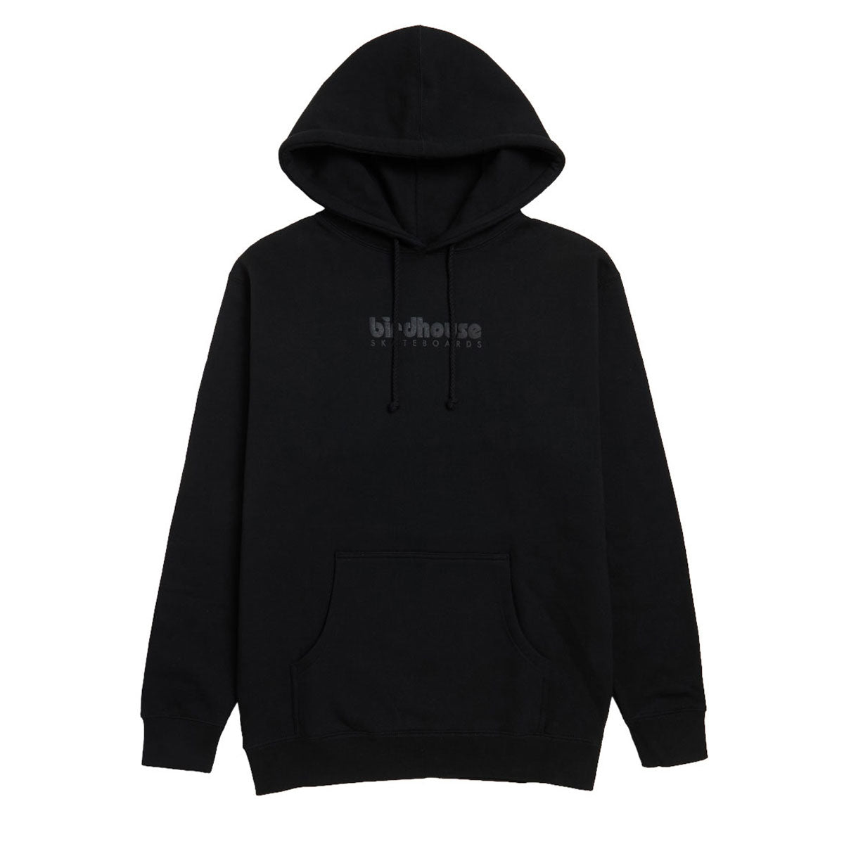 Birdhouse Puff Logo Hoodie - Black image 1